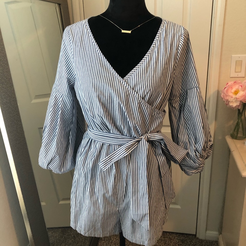 Cute Striped Romper